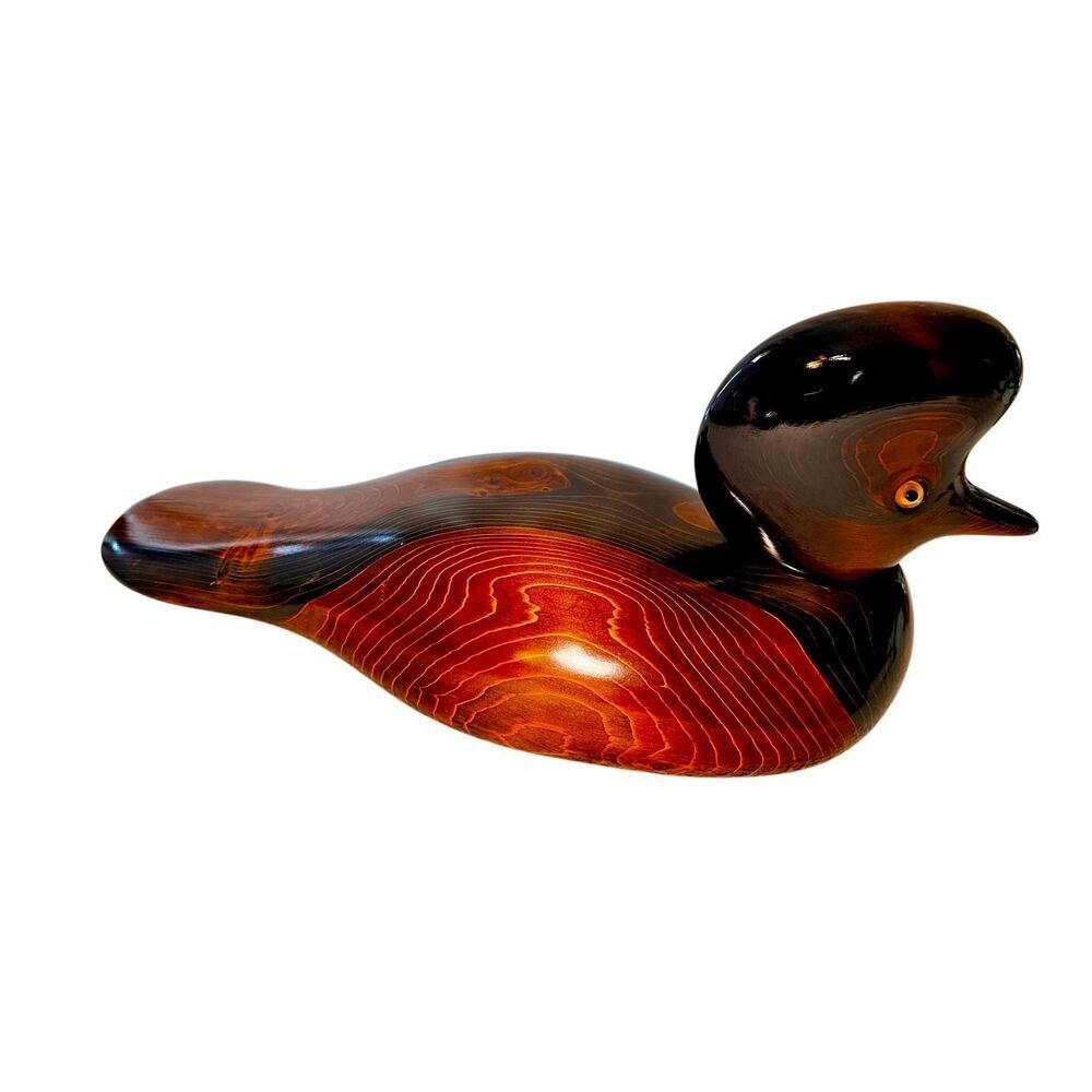 *VERY RARE* Ducks Unlimited Valarie Bundy 1989 Special Edition 1990 Wooden Decoy - Picture 5 of 13